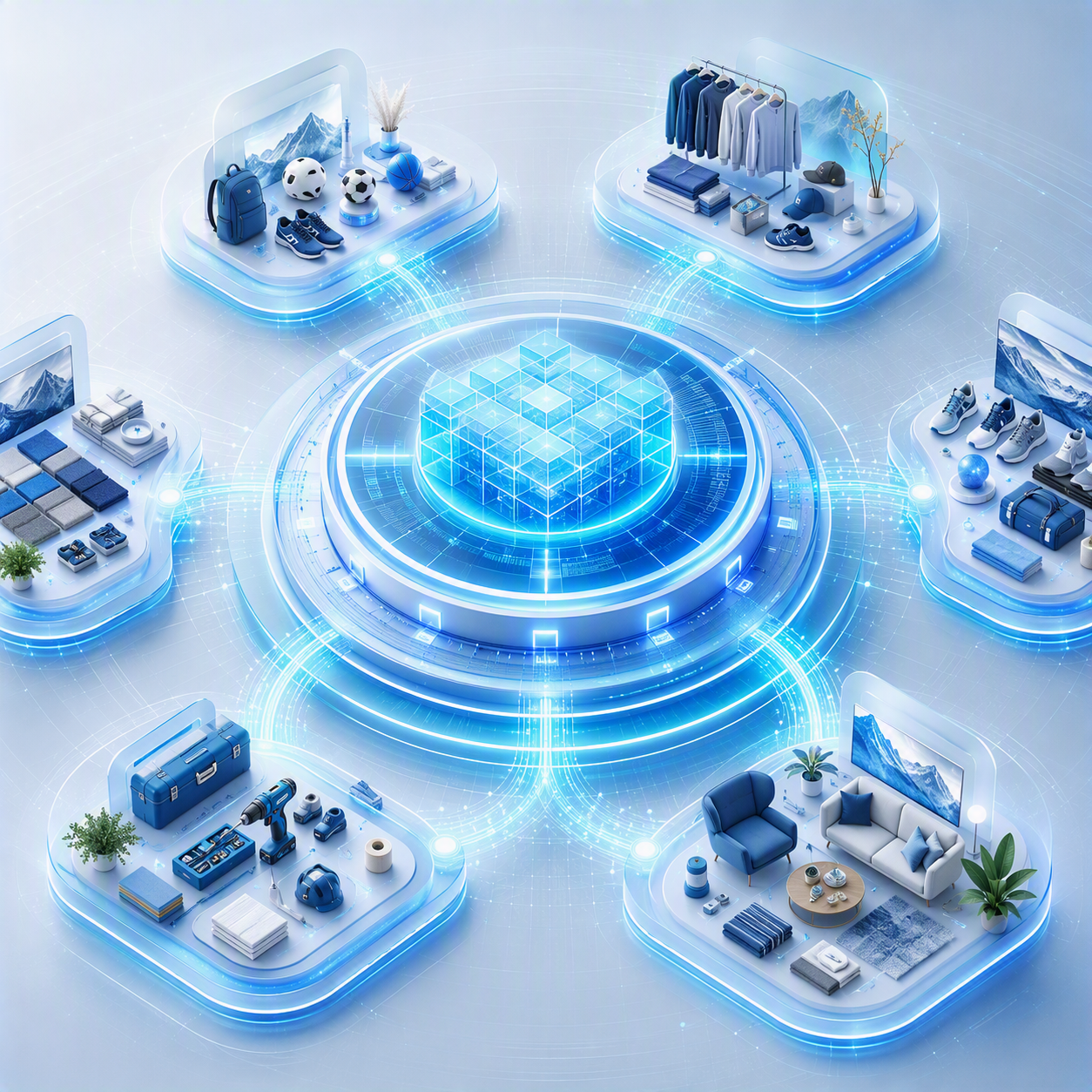 Digitrade Presale workflow illustration – presale to purchasing to supplier flow
